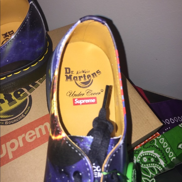 Supreme x Undercover x Public enemy Dr. Martins